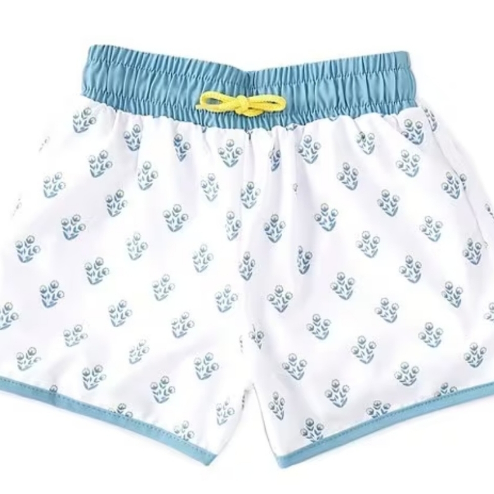 Edgehill Collectionx Sun House Children's Little Boys 2T-7 Talmadge Floral Swim